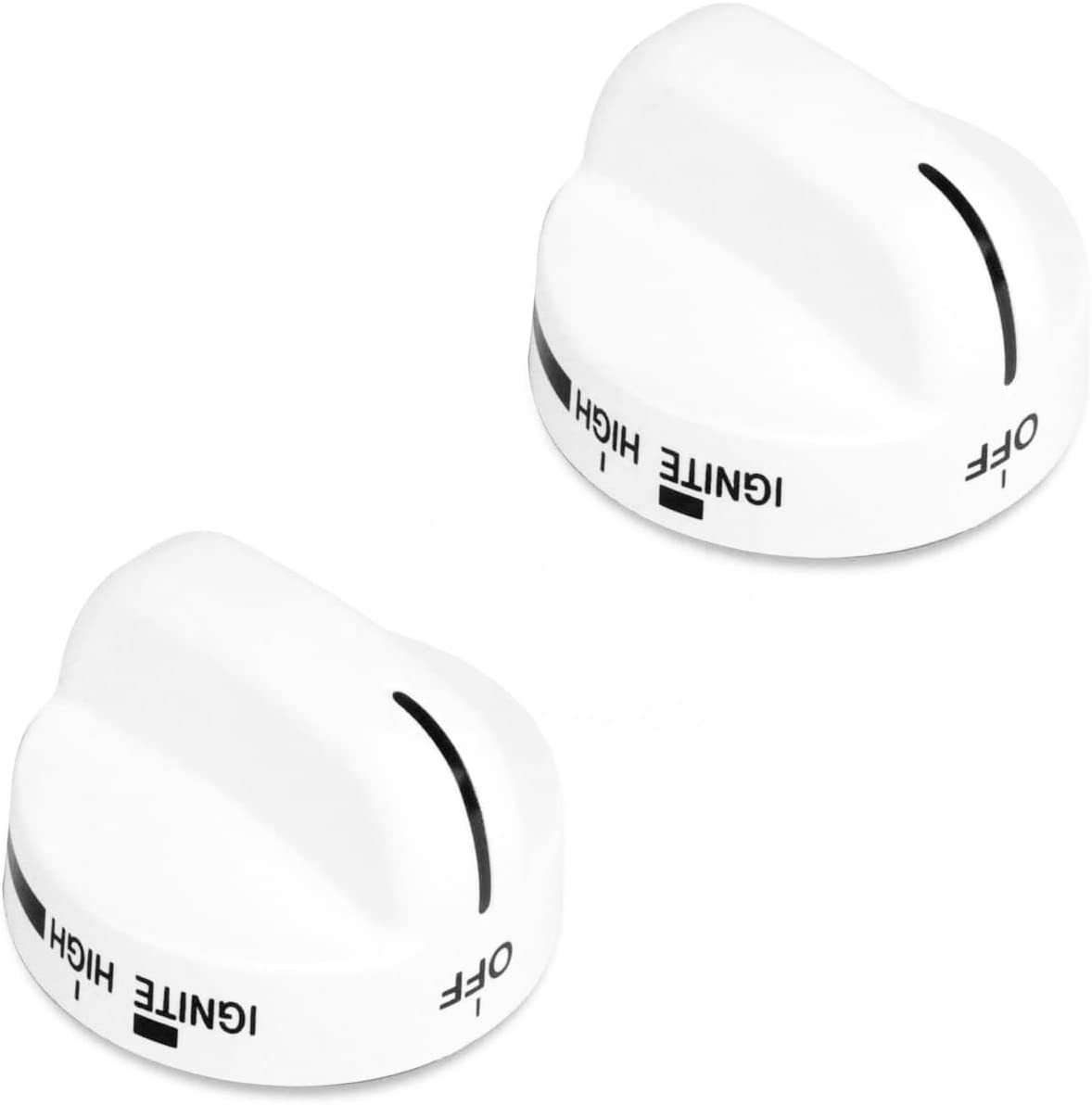 2 x 8273104 Knob Compatible with Whirlpool Stove/Range - WP8273104