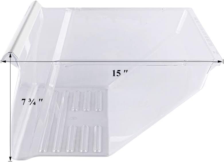 Lifetime Appliance Parts 2188664 Crisper Bin (Lower) Compatible with Whirlpool Refrigerator - WP2188664