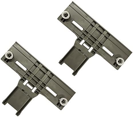 (2 Pack) UPGRADED W10350376 Upper Rack Adjuster Compatible with Whirlpool, KitchenAid Dishwasher