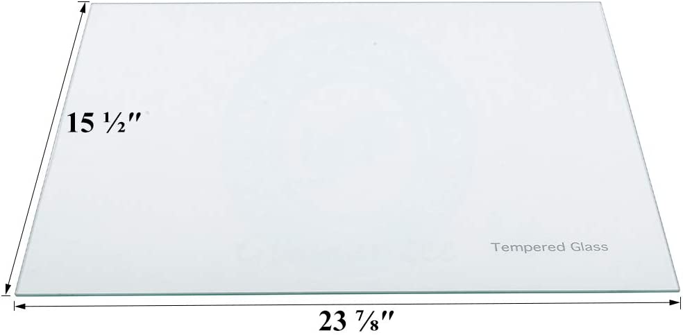 240350608 Crisper Glass Inset Cover Compatible with Frigidaire Refrigerator by Lifetime Appliance Parts