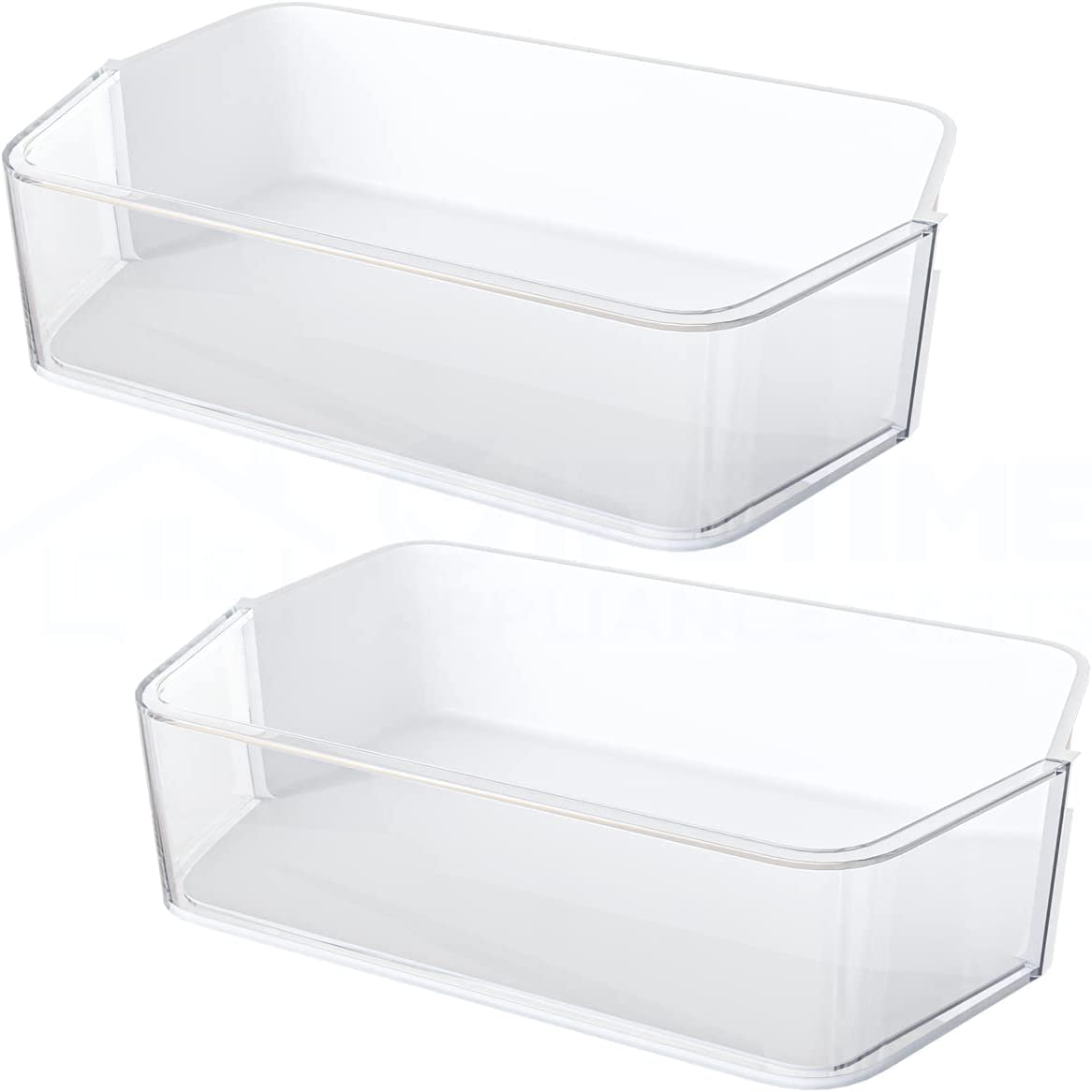 (2 PCS) DA97-12650A Door Shelf Basket Bin (RIGHT Side) Compatible with Samsung Refrigerator - DA63-07104A, DA63-06963A