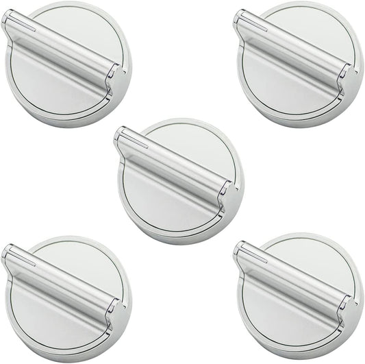 5 x W10594481 Knob Compatible with Whirlpool Stove/Range