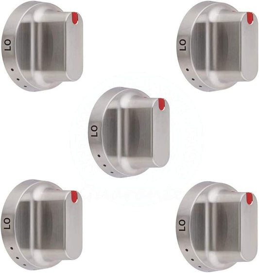 Lifetime Appliance 5 x DG64-00347A Dial Knob Compatible with Samsung Range Oven - DG64-00347B, DG64-00472A, DG64-00472B