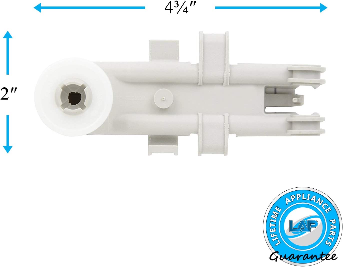 4 x 8268655 Upper Rack Wheel Compatible with Whirlpool Dishwasher