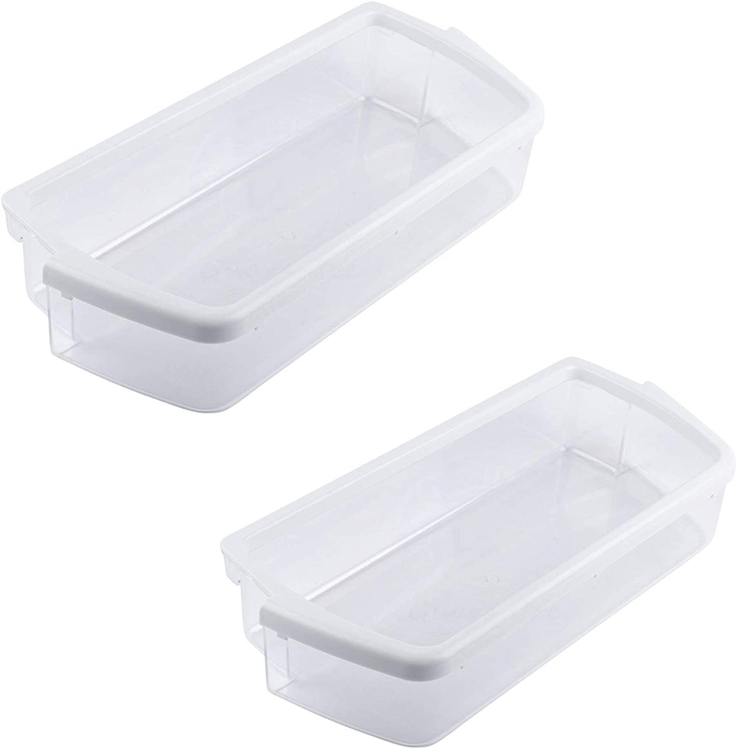 2 x Ultra Durable W10321304 Door Shelf Bin Compatible with Whirlpool Refrigerator - WPW10321304