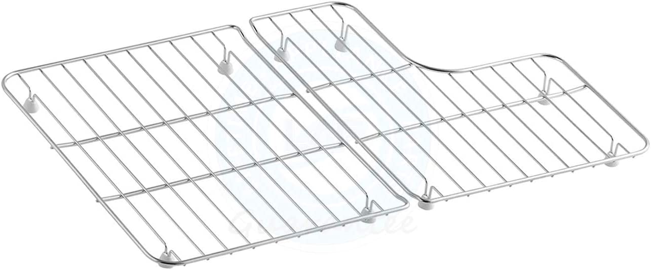 Lifetime Appliance K-6638-ST Stainless Steel Sink Bowl Racks Compatible with Kohler Whitehaven Sink