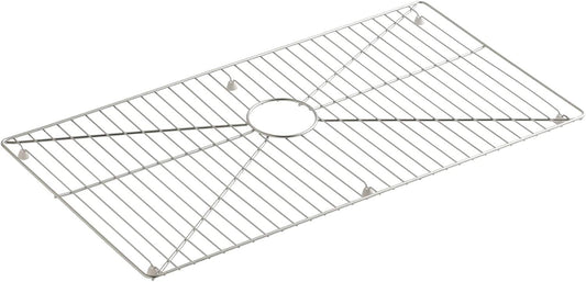 K-6474-ST Stainless Steel Bottom Basin Rack Compatible with Kohler Vault, Strive Sink