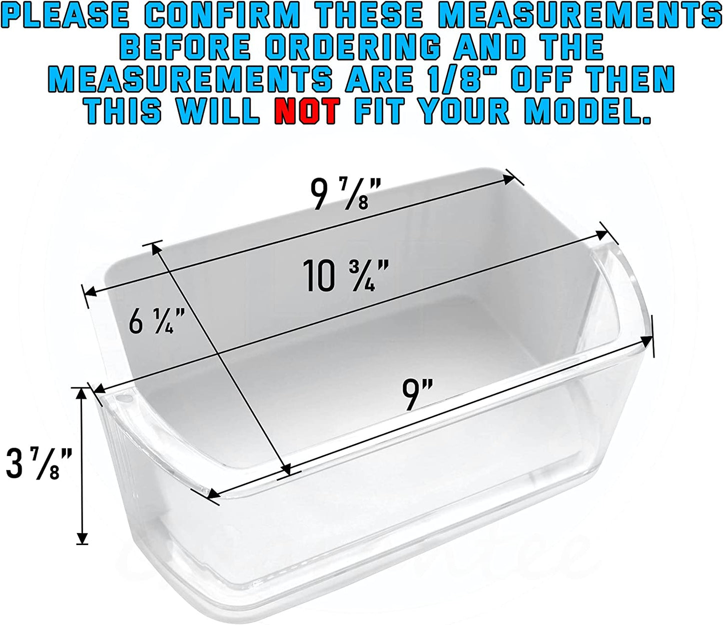 Lifetime Appliance DA97-12935A Door Shelf Basket Bin Compatible with Samsung Refrigerator
