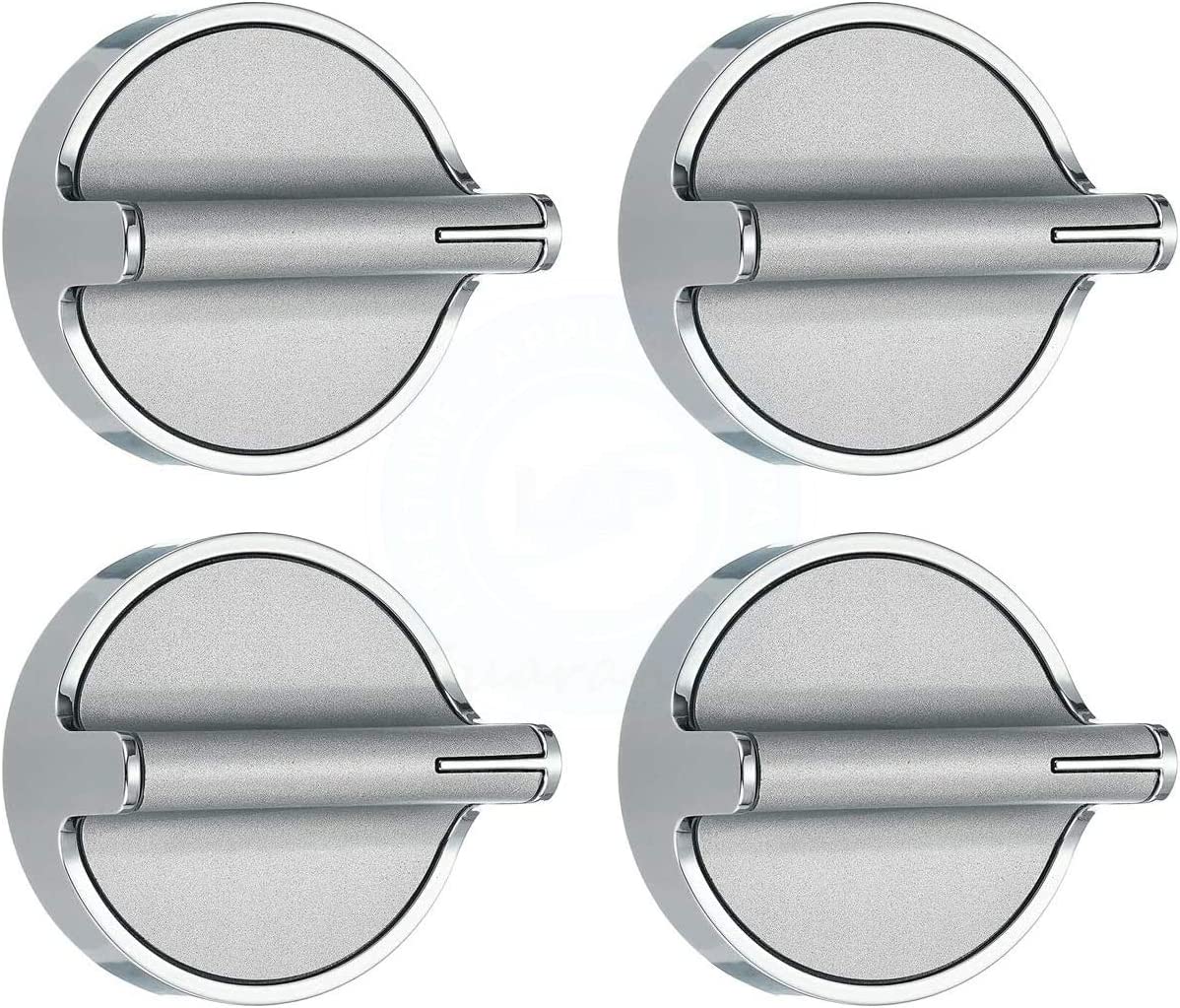 4 x W10818230 Knob Compatible with Whirlpool Stove/Range