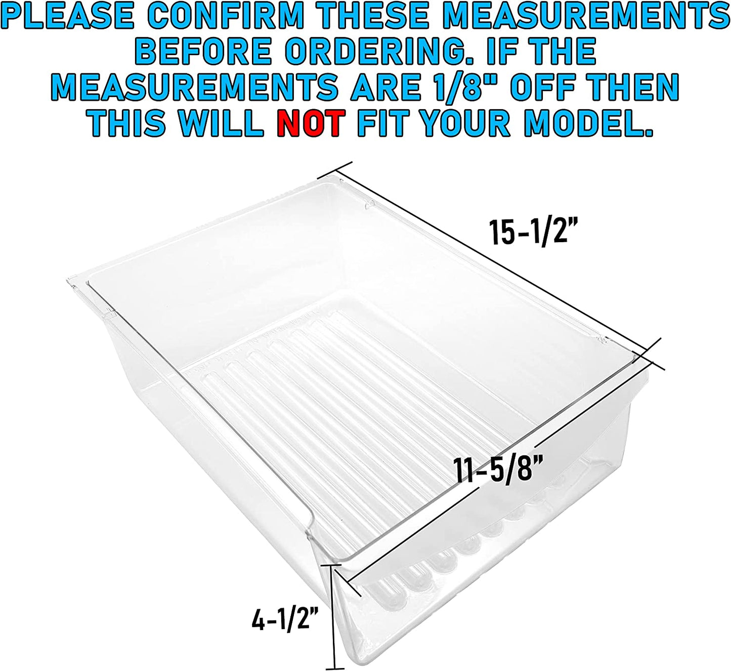 240530811 Meat Pan Crisper Bin Compatible with Frigidaire Refrigerator