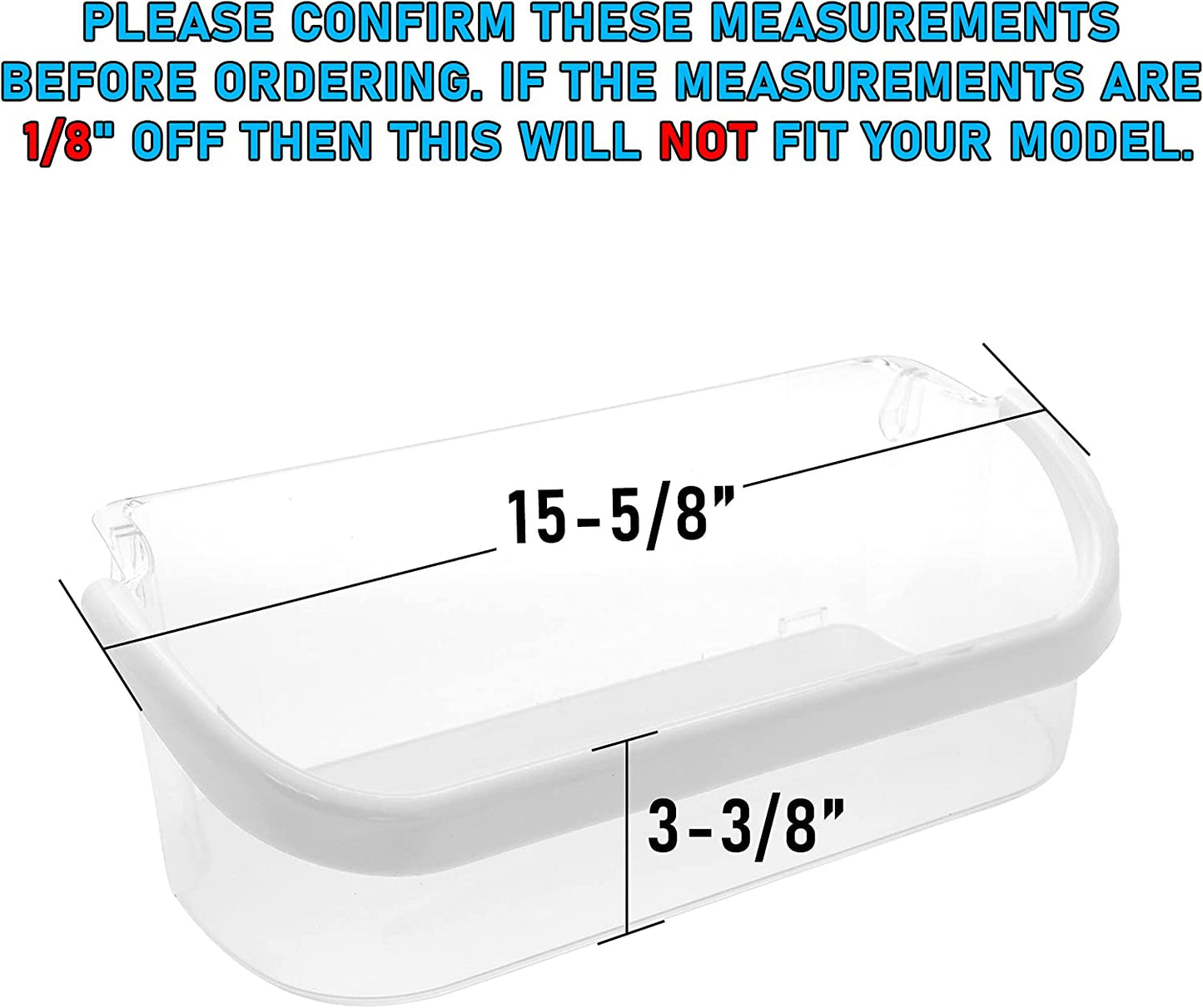 Lifetime Appliance 241808229 Door Bin Compatible with Frigidaire Refrigerator - 241808205