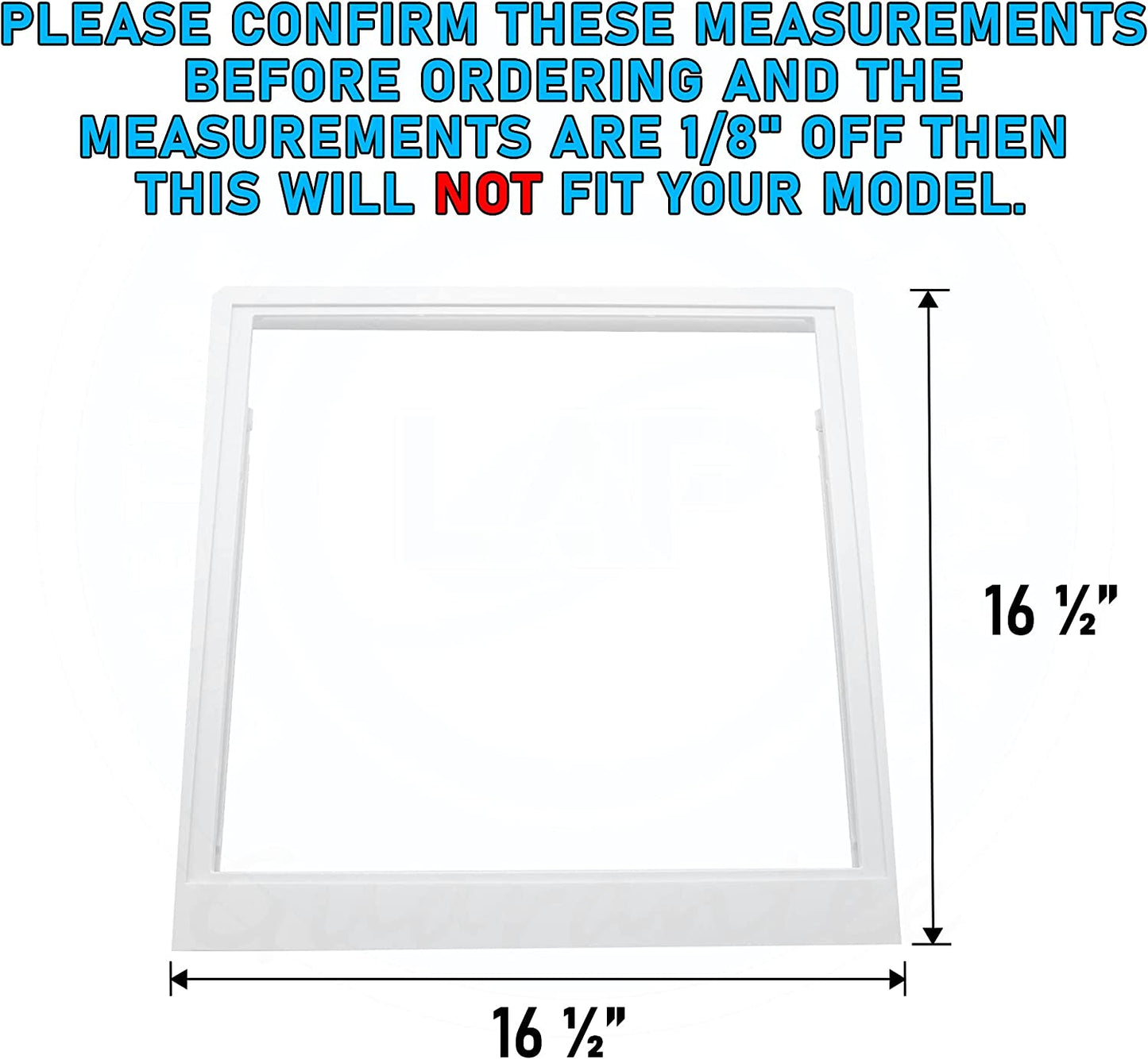 240350903 Lower Crisper Pan Cover Compatible with Frigidaire Refrigerator