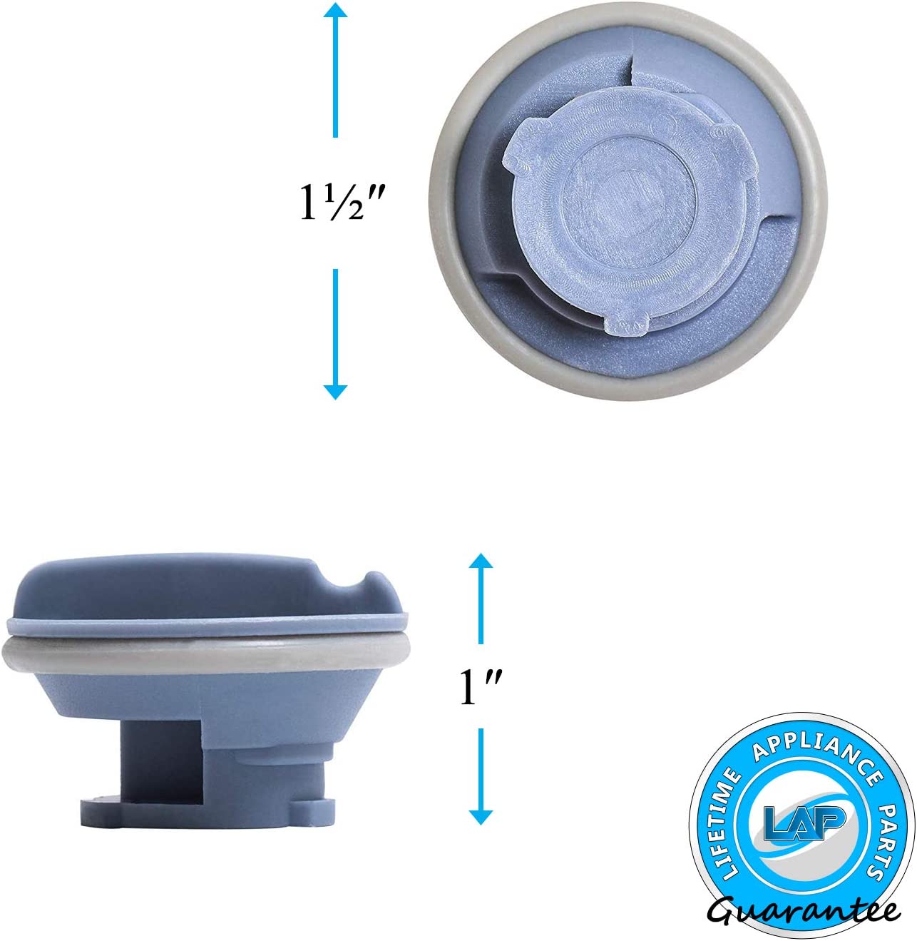 2 x 8558307 Dispenser Cap Compatible with Whirlpool Dishwasher - WP8558307