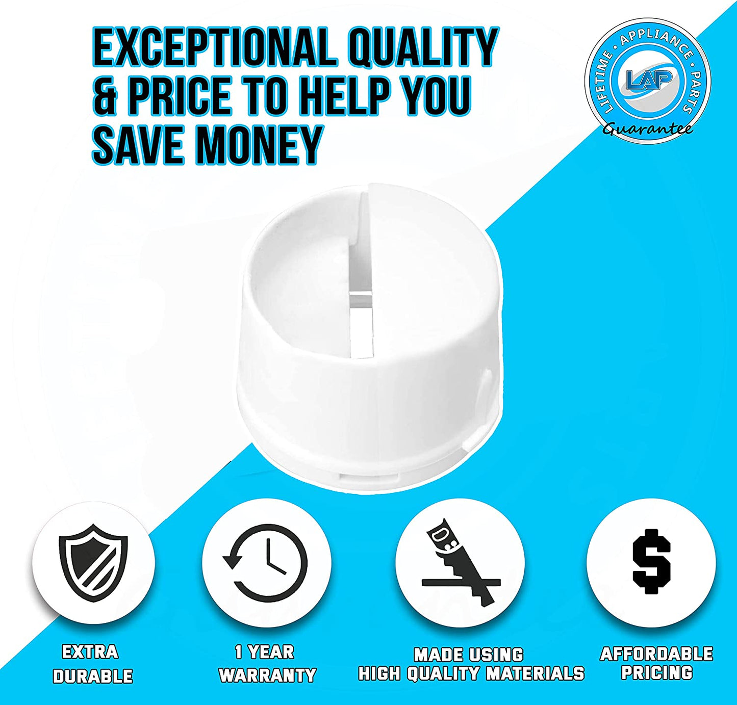 2260518W Water Filter Cap for Whirlpool Refrigerator - WP2260518W