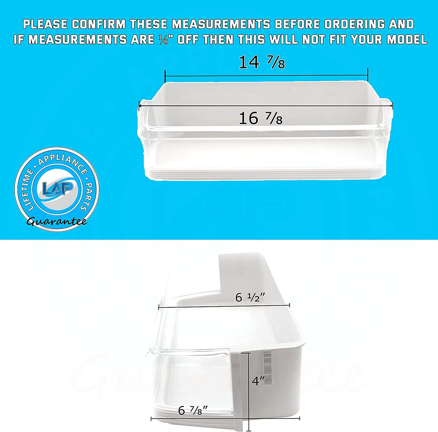 DA97-06177C Door Shelf Basket Bin Compatible with Samsung Refrigerator