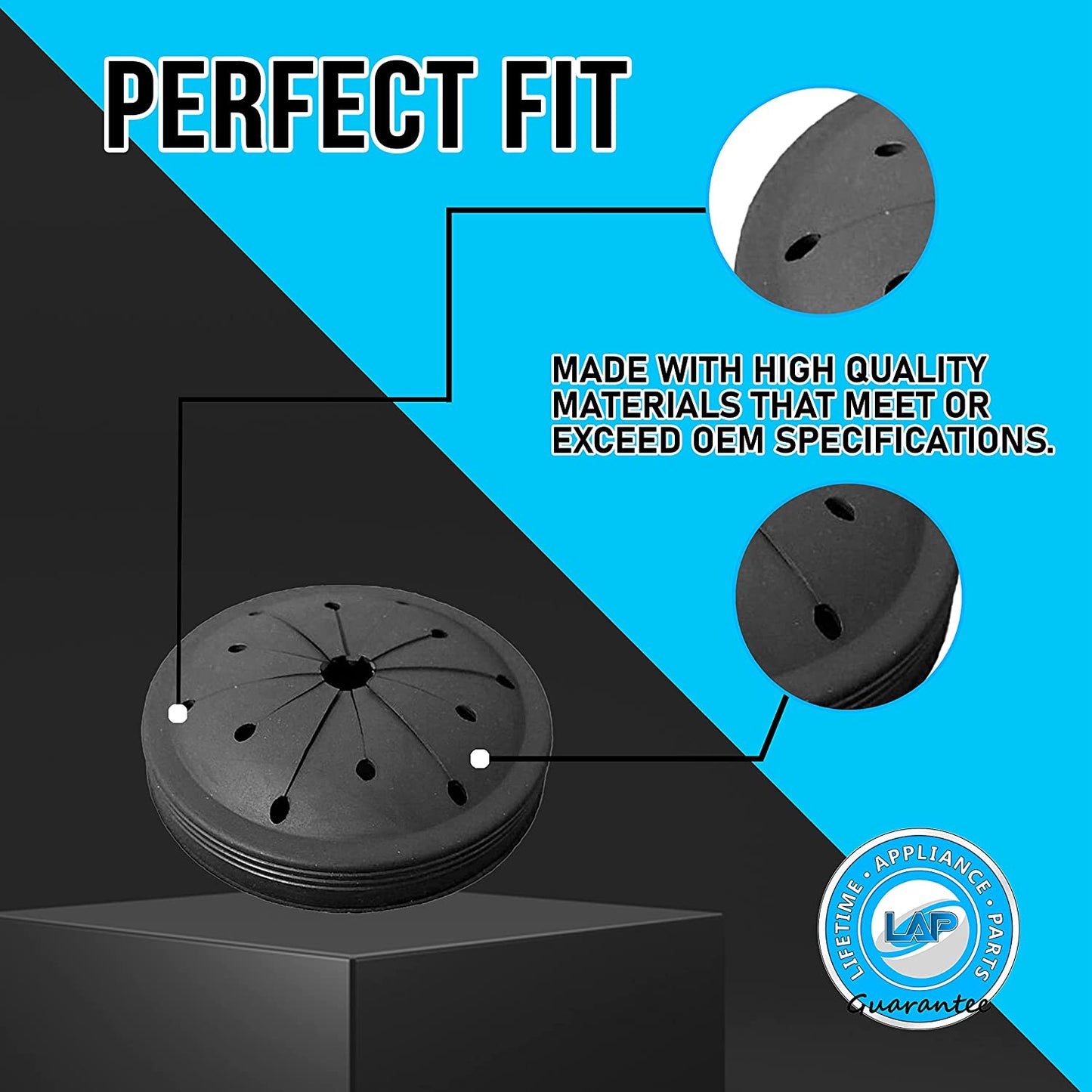 (2 PACK) WC03X10010 Splash Guard Compatible with General Electric Garbage Disposal