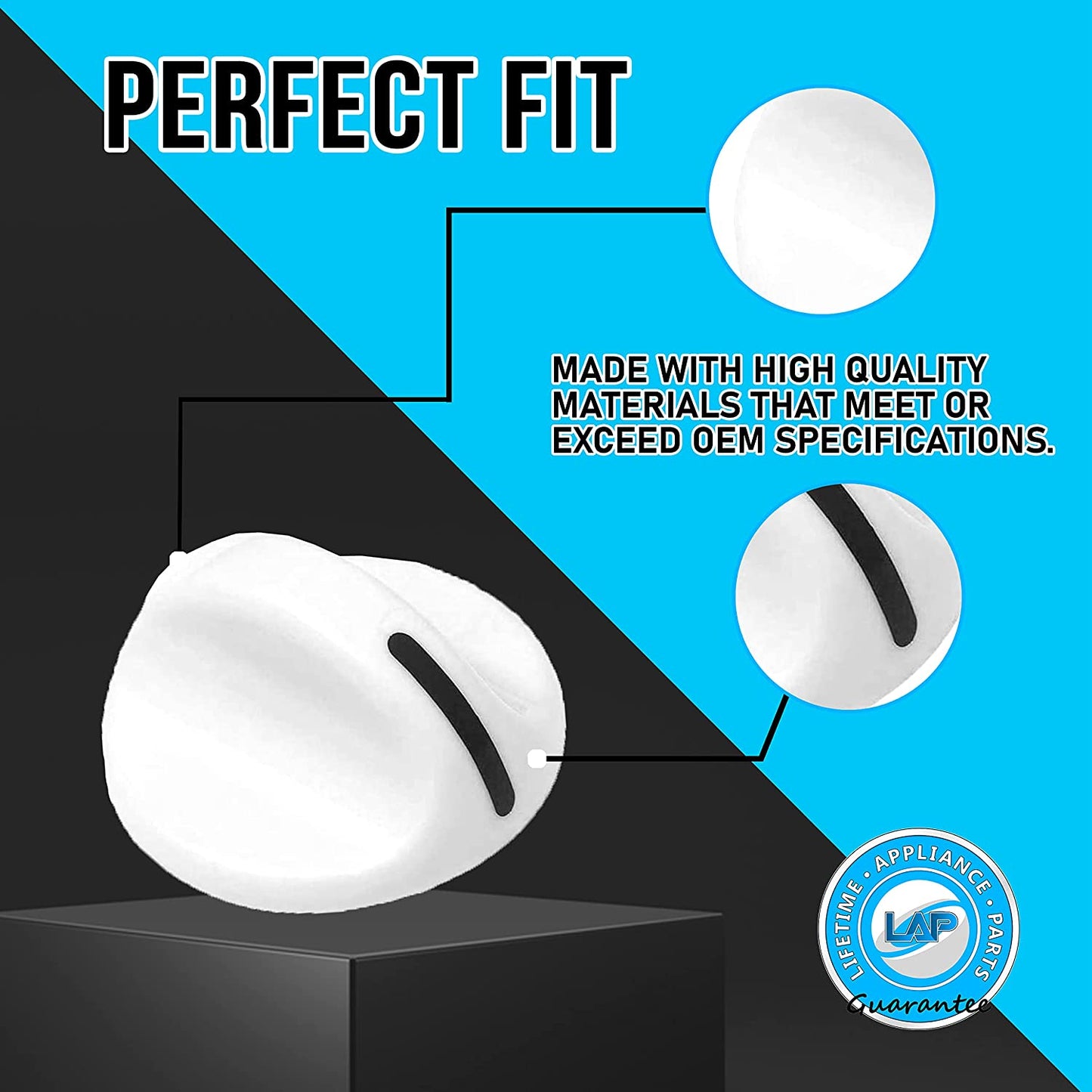 2 x 131965300 Timer Knob Compatible with Frigidaire Dryer