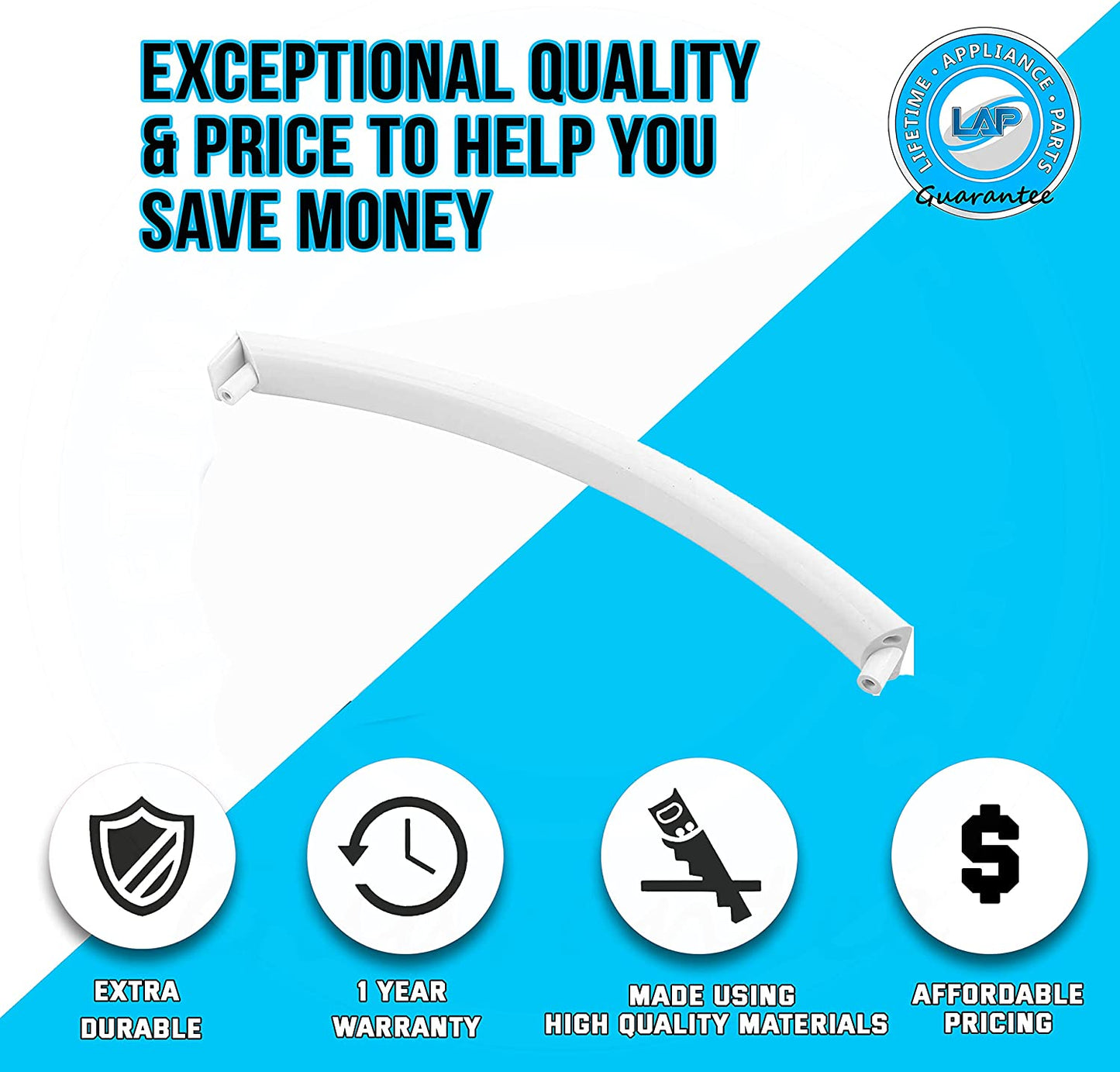 WB15X10070 Door Handle Compatible with General Electric Microwave