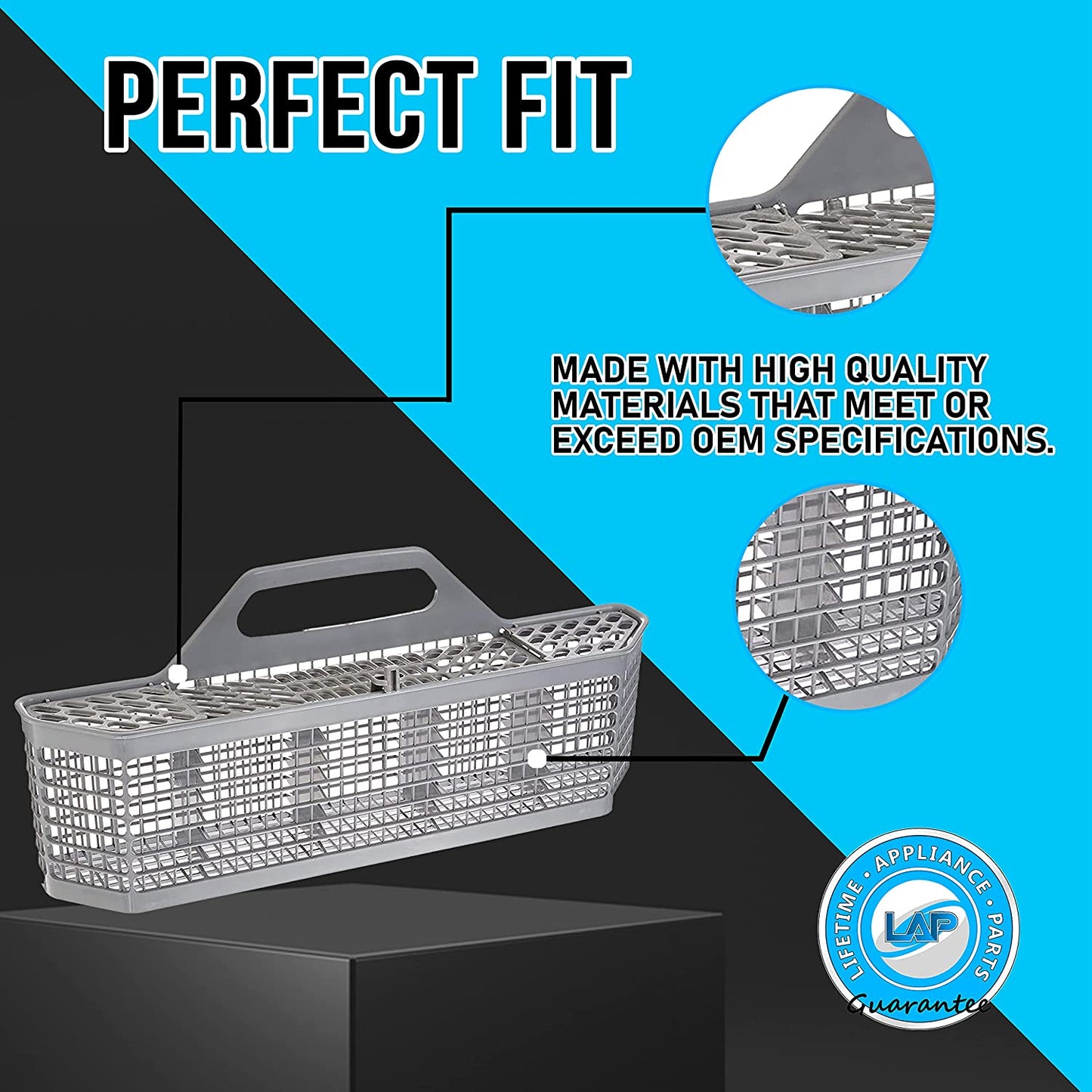 WD28X10128 Silverware Basket Compatible with General Electric (GE) Dishwasher