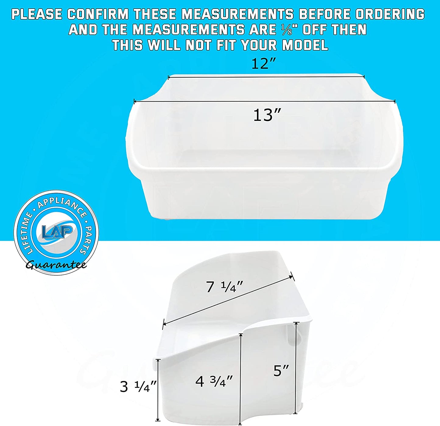 240324501 Door Bin Shelf Compatible with Frigidaire, Kenmore, Electrolux Refrigerator