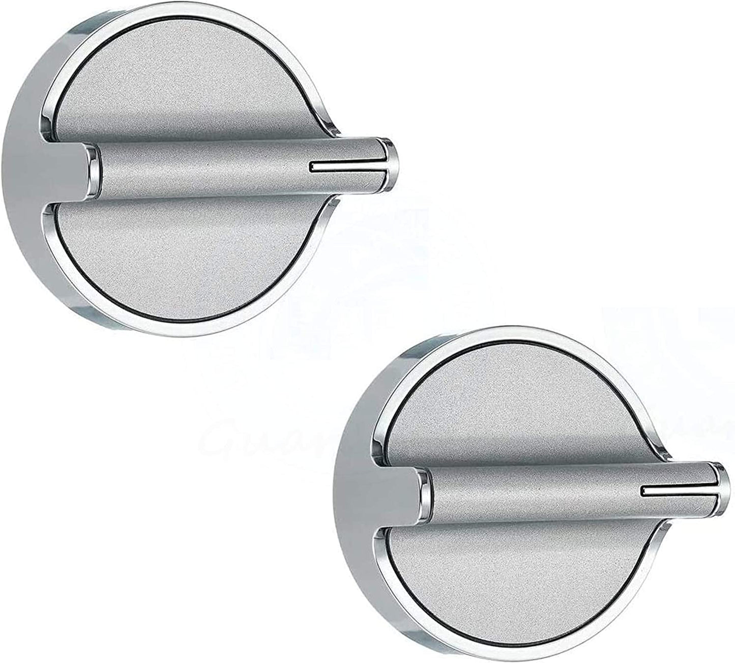 2 x W10818230 Knob Compatible with Whirlpool Stove/Range