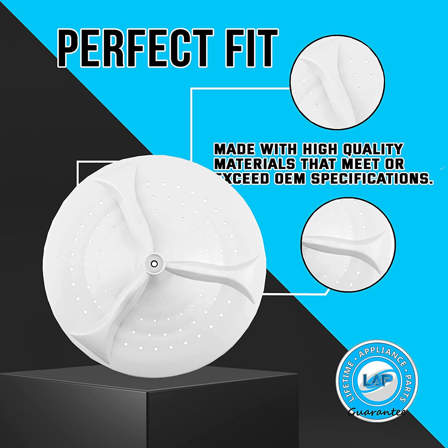 W10752283 Washplate Compatible with Whirlpool Washer