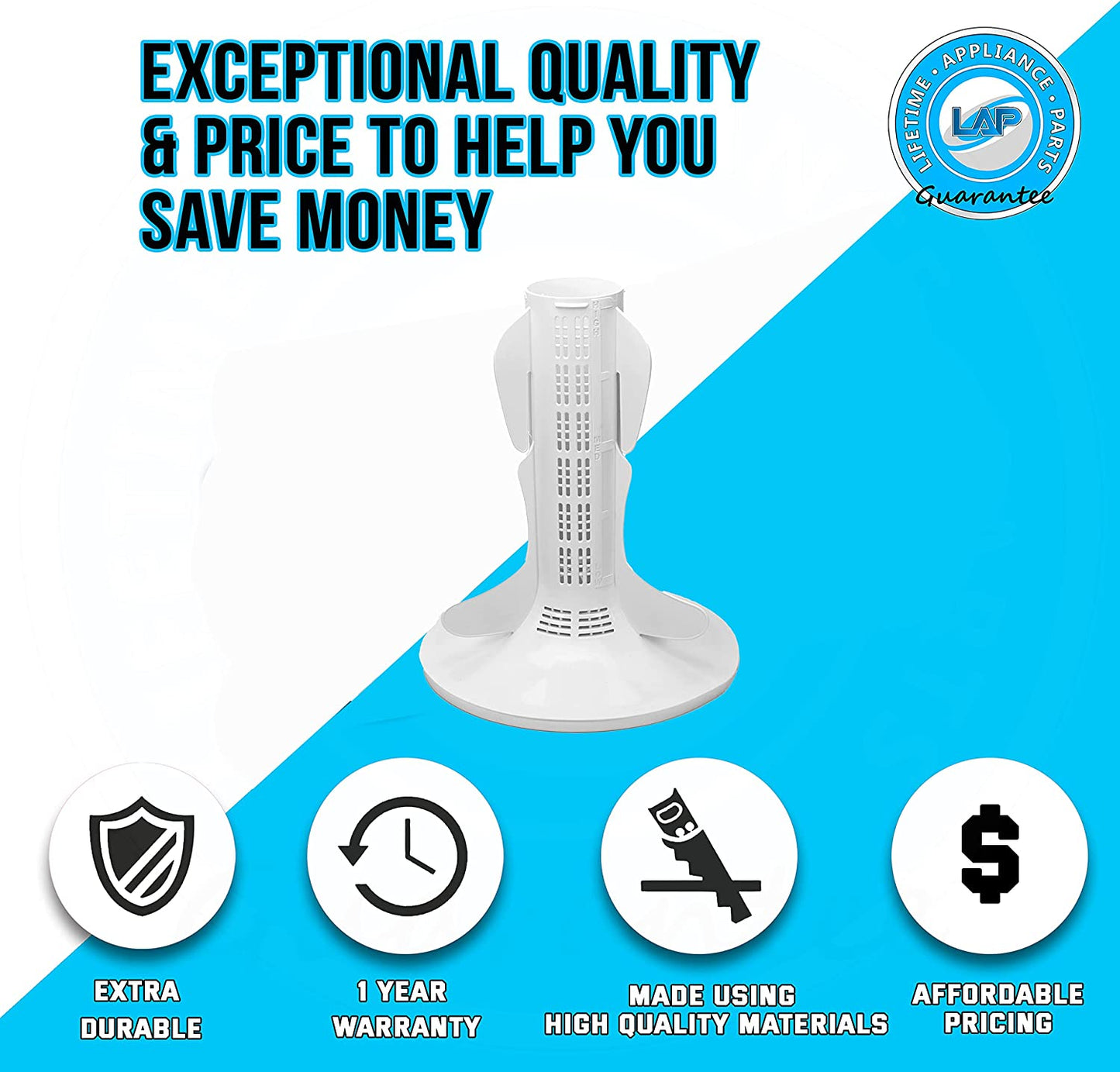 425025P Washer Agitator Auger Pkd Compatible with Fisher & Paykel Washer