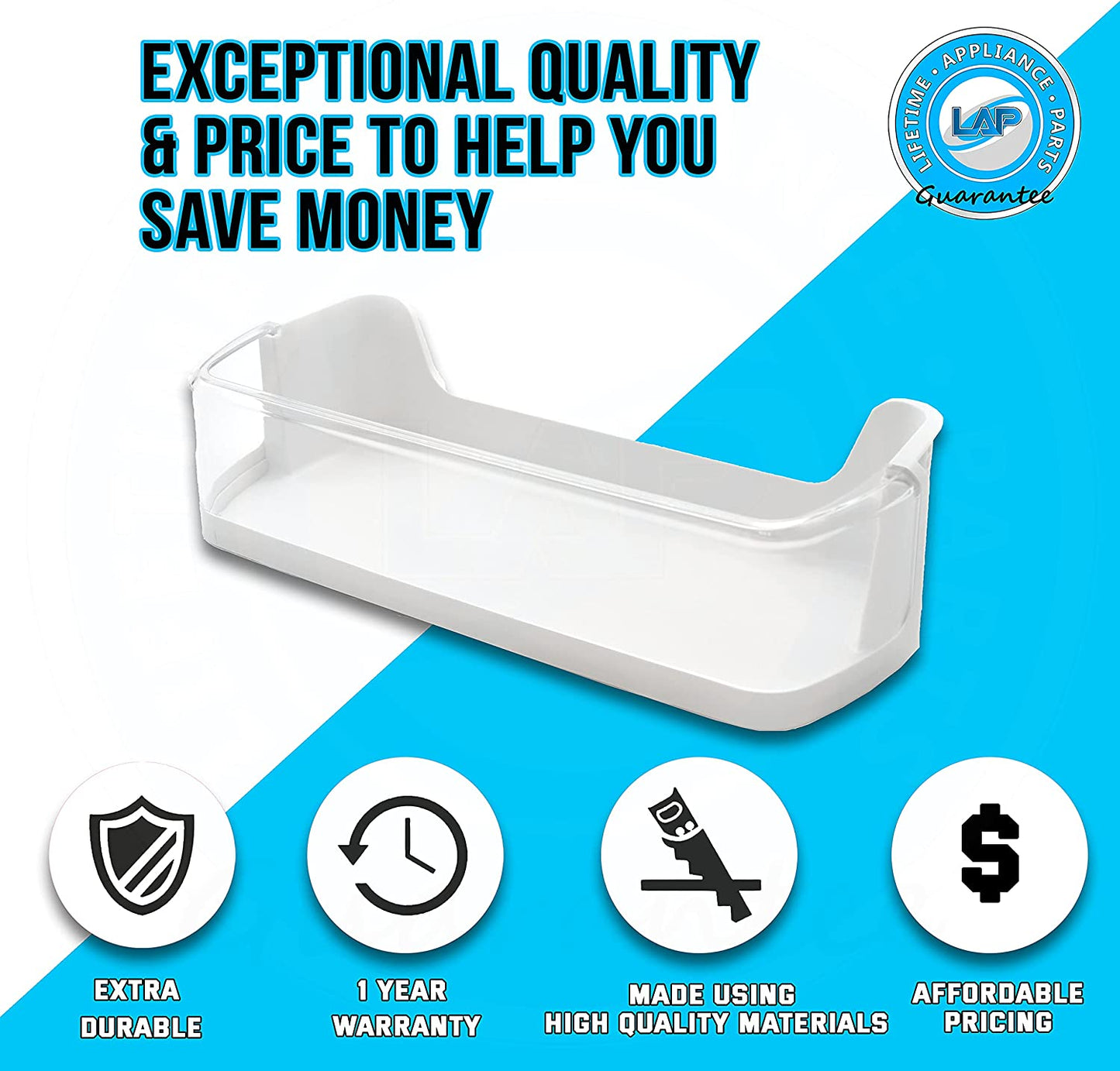 DA97-08348A Door Shelf Basket Bin Compatible with Samsung Refrigerator