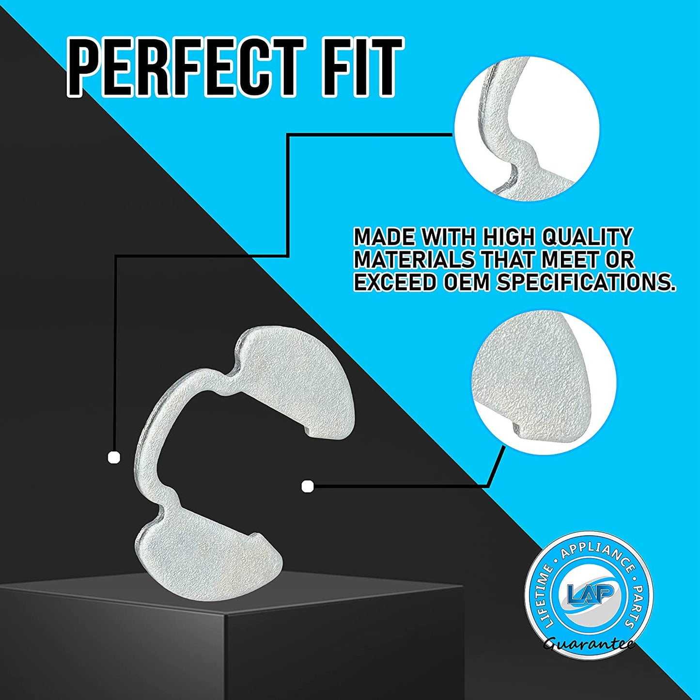 W10080230 Retaining Ring Clip Compatible with Whirlpool Washer