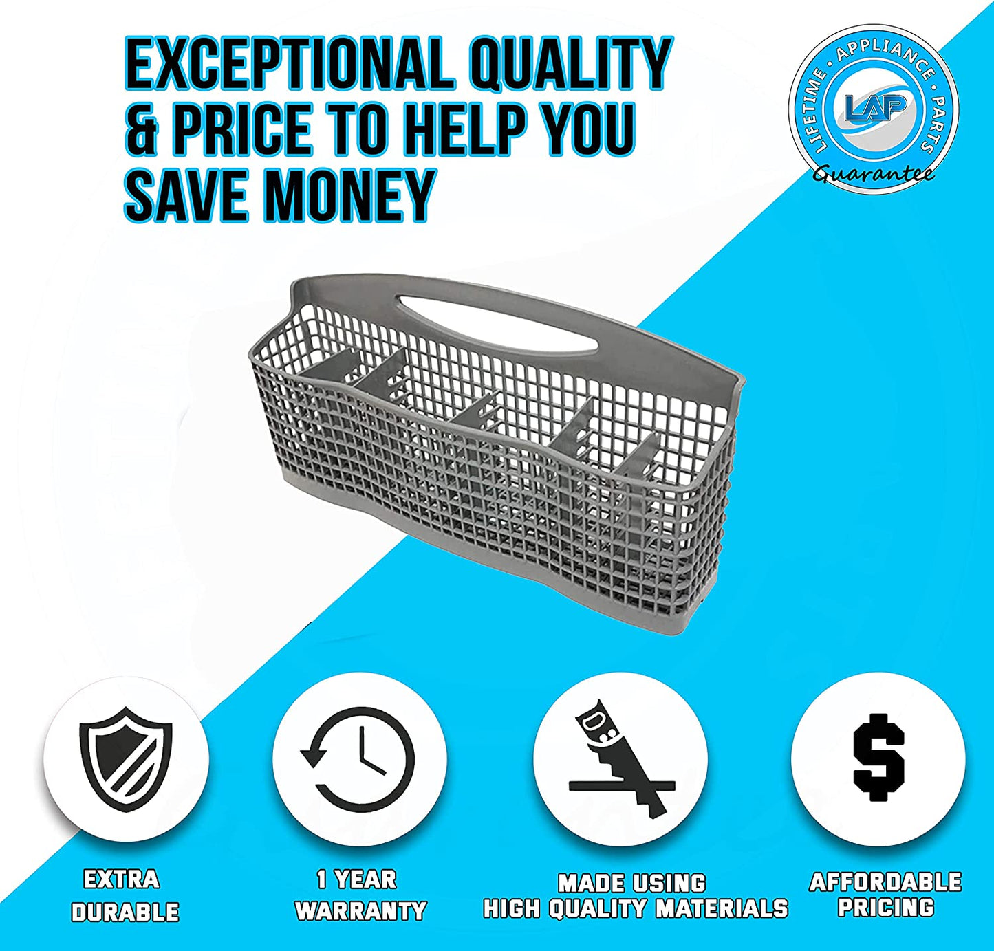 5304506523 Silverware Basket Compatible with Frigidaire Dishwasher