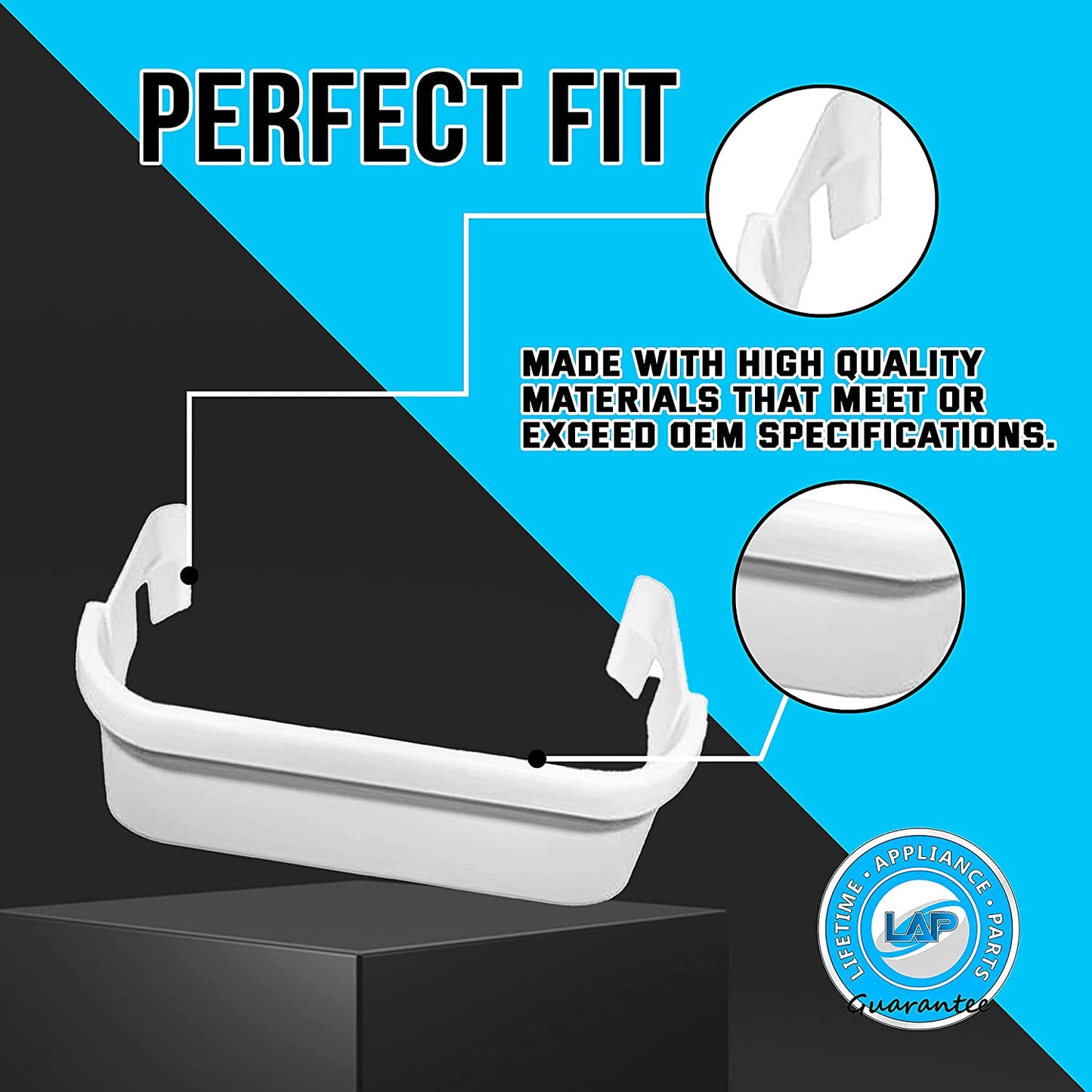 240351601 Door Shelf Compatible with Frigidaire Freezer - AP2115974