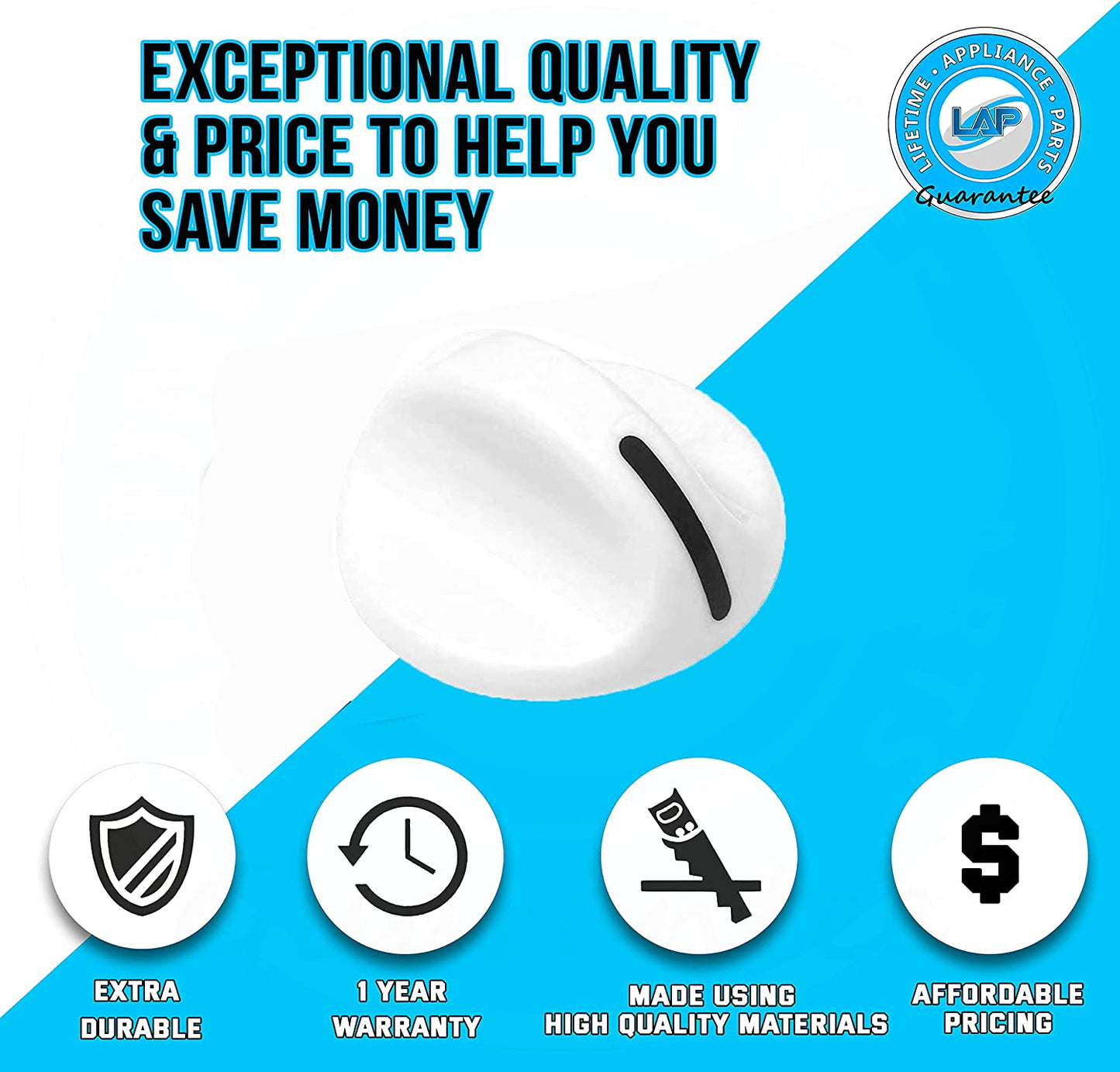 131965300 Timer Knob Compatible with Frigidaire Dryer