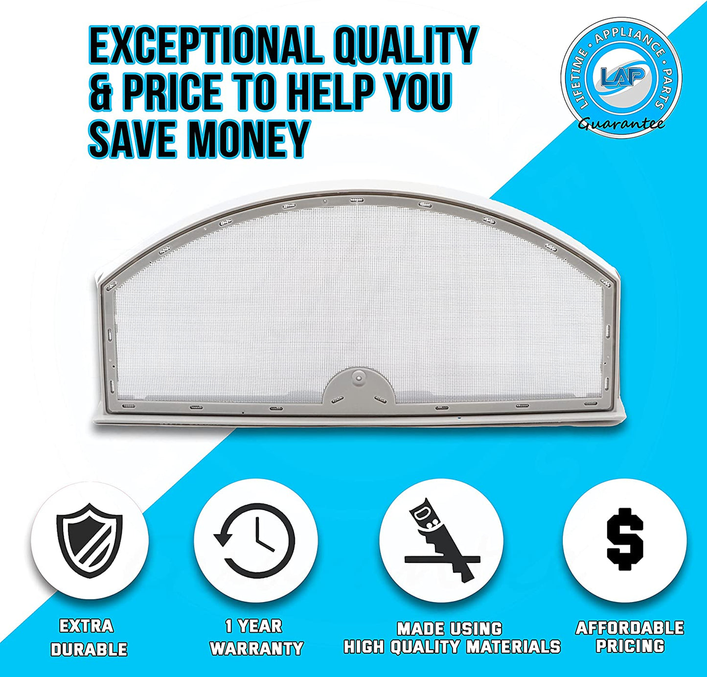 WE03X23881 Lint Filter Screen Compatible with General Electric (GE) Dryer