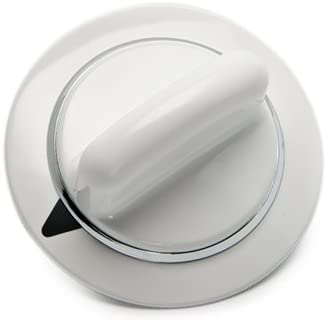 WE1M654 Timer Knob with Metal Ring Compatible with General Electric Dryer