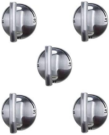 Lifetime Appliance (5 Pack) 74007733 Burner Control Knob Compatible with Whirlpool Oven