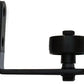 Adjustable Black Bottom Guide Roller Compatible with Barn Door Hardware - Heavy Duty - 3.5" x 4.5" x 1.25"