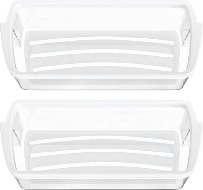 Lifetime Appliance 2 x Ultra Durable W10321304 Door Shelf Bin Compatible with Whirlpool Refrigerator - WPW10321304