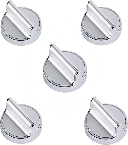 Lifetime Appliance 5 x W10698166 Knob Compatible with Whirlpool Stove/Range