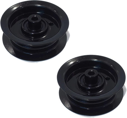 (2 Pack) 106-2175 Flat Idler Pulley Compatible with Toro Lawn Mower, 132-9420
