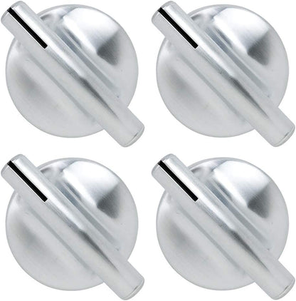 4 x WP7737P245-60 Stove Burner Knob Compatible with Whirlpool, Jenn Air Oven - 74007918