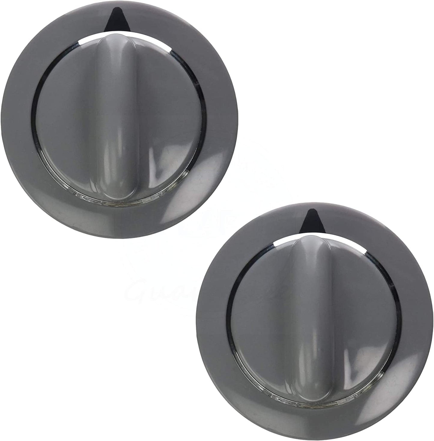 Lifetime Appliance (2 PACK) WE1M964 Timer Knob with Metal Ring Compatible with General Electric Dryer