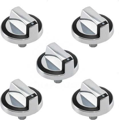Lifetime Appliance (5 Pack) W10284885 Control Knob Compatible with Whirlpool Range Oven - WPW10284885