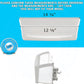W10212139 Door Shelf Cantilever Bin Compatible with Whirlpool Refrigerator - WPW10212139